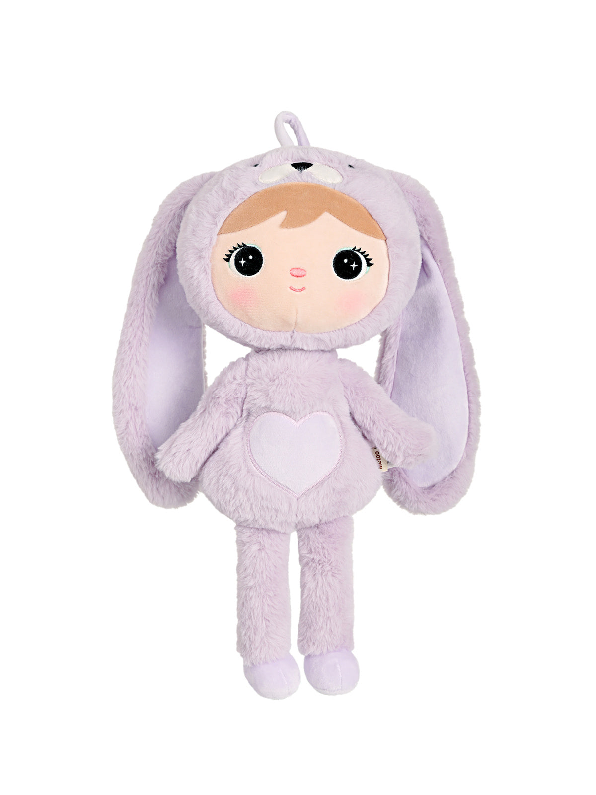 Personalisierter Metoo Teddybär-Hase in Lila