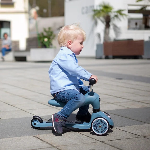 Scoot and Ride Kinderfahrzeug Lauflernhilfe Highwaykick 1, steel