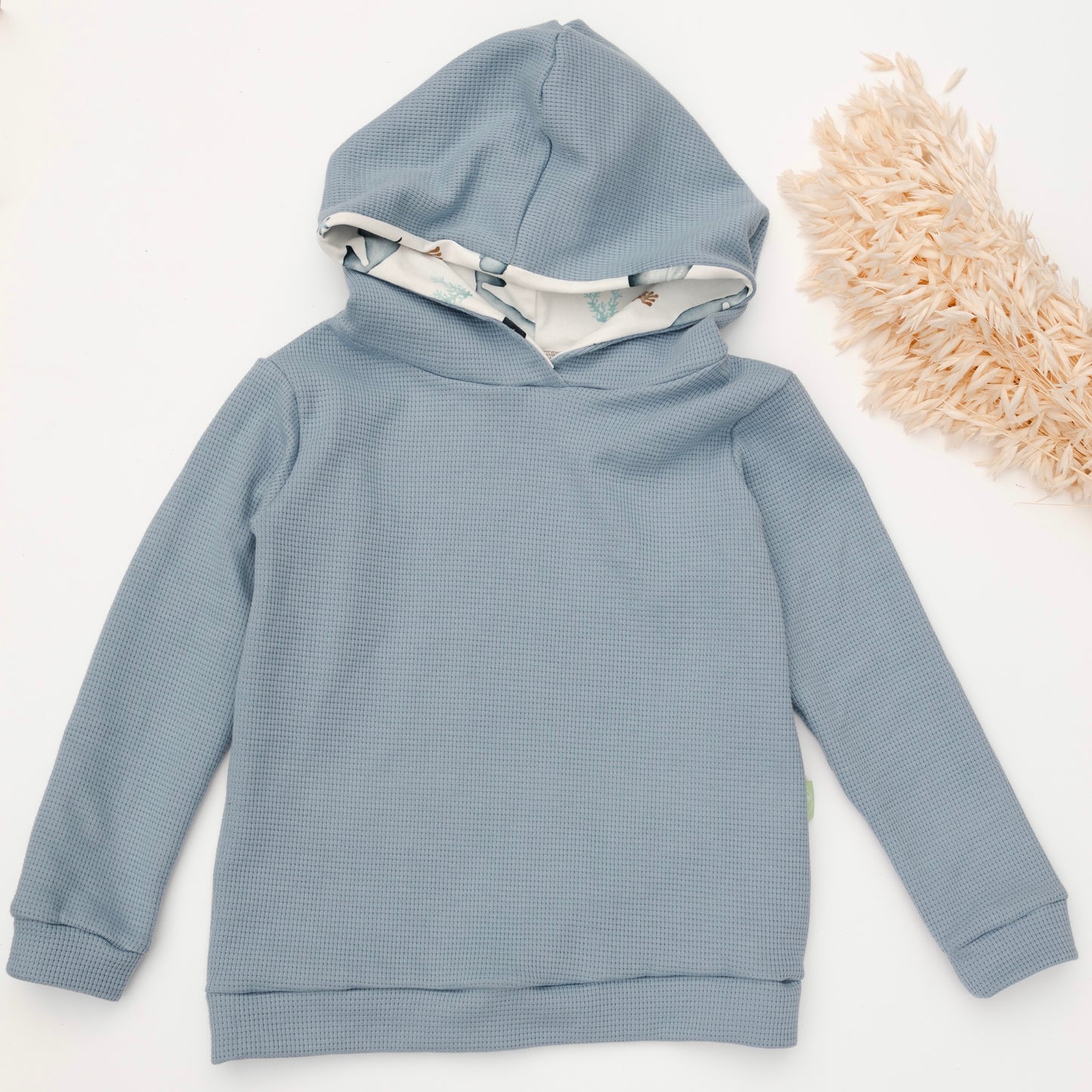 Hoodie, blau & Wale