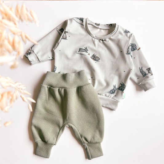 Baby Set Hase in Mint