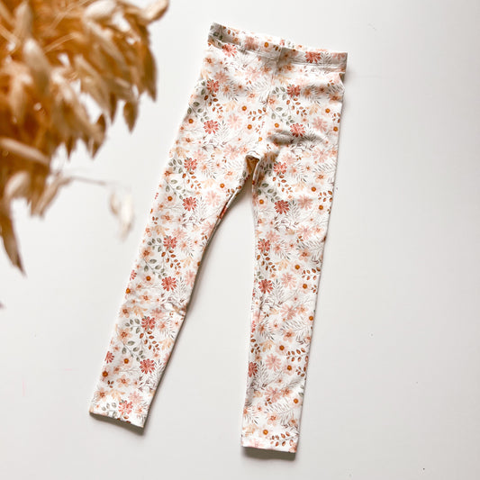 Leggings für Baby und Kind, Blume Pfirsich