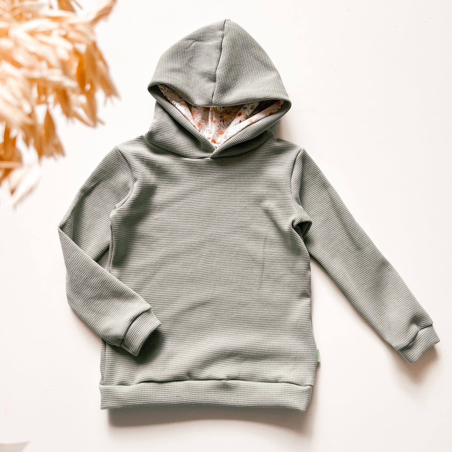 Hoodie in Mint für Baby und Kind