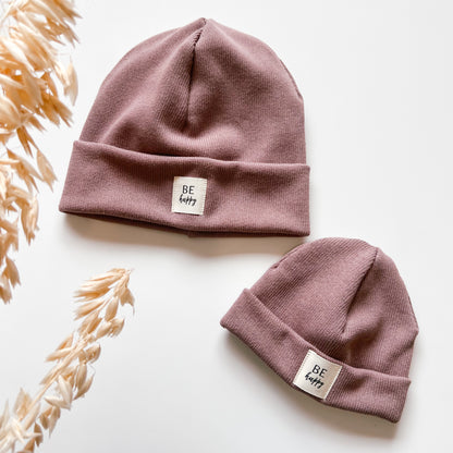 Hipster Beanie in Mauve