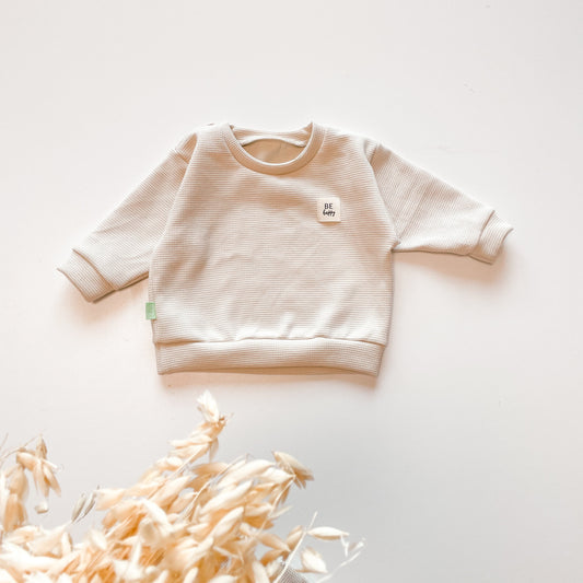 Pullover Lounge für Baby und Kind in beige