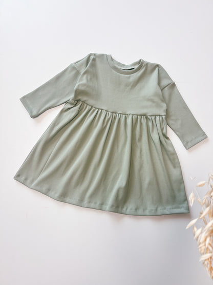 Oversize Kleid für Mädchen - Mint