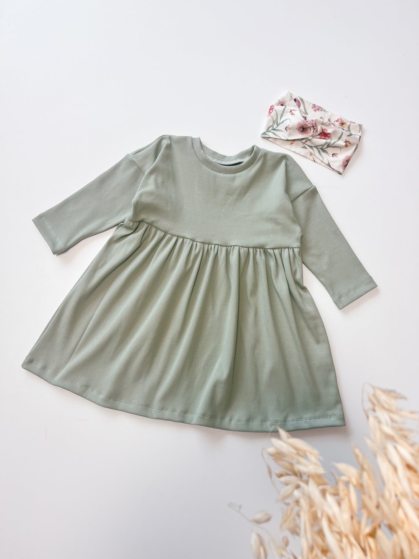 Oversize Kleid für Mädchen - Mint