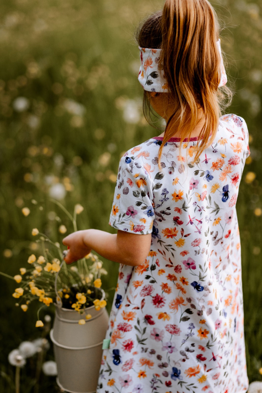 Kleid Mel, Blumen - Mädchen
