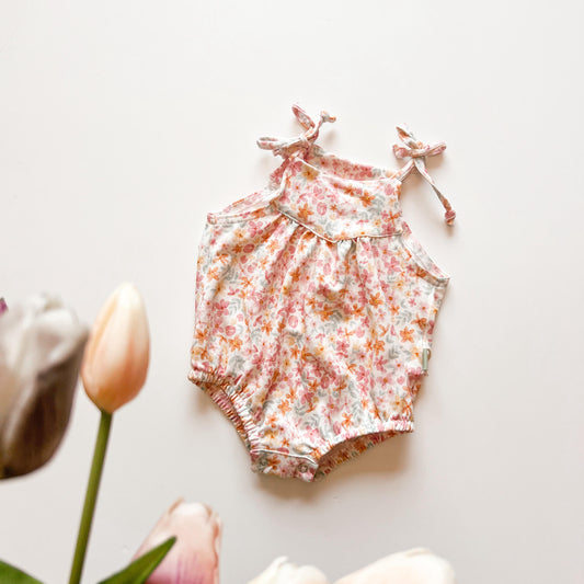 Pop Romper | Strampler, Sommer Blumen