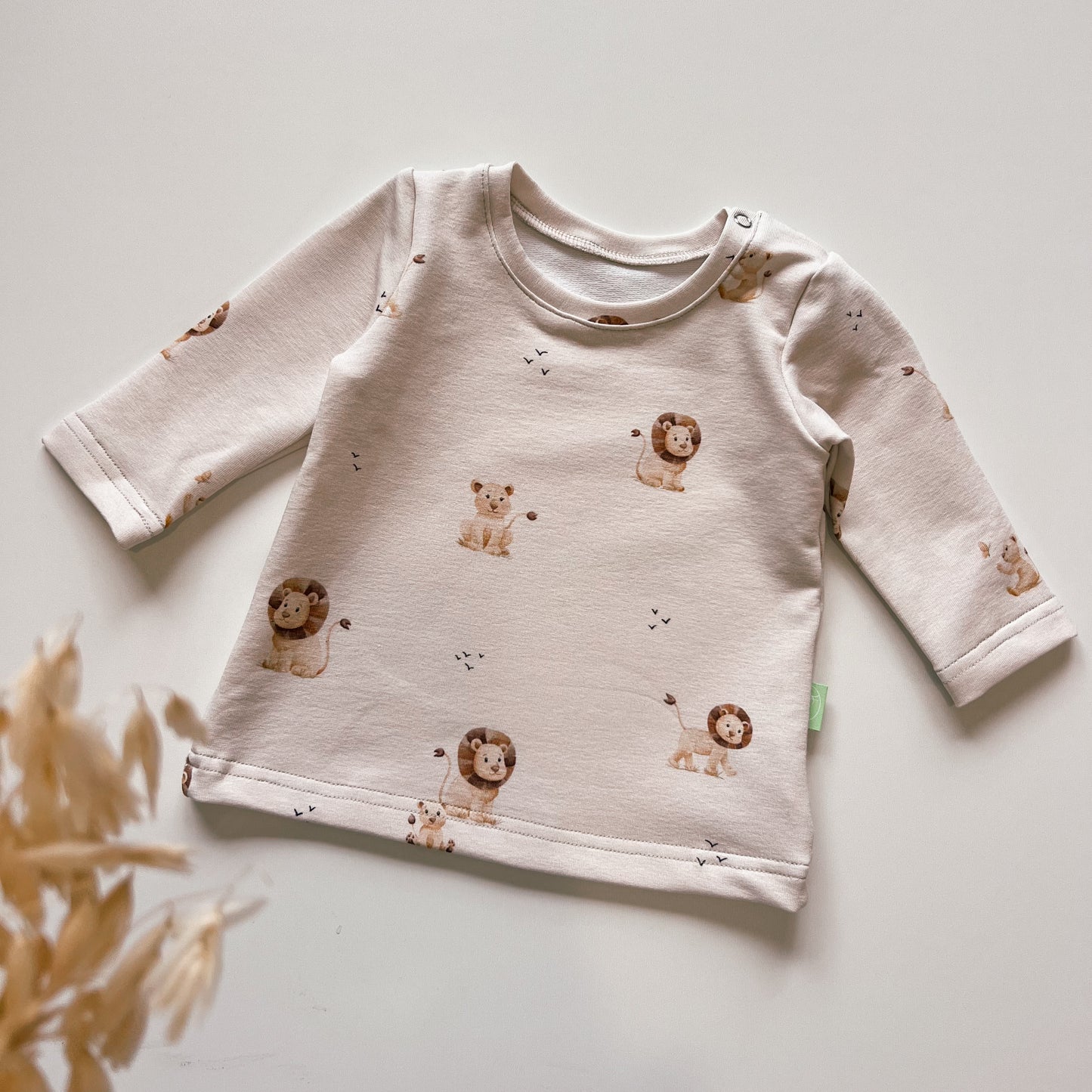 Langarmshirt für Baby und Kinder, Löwen