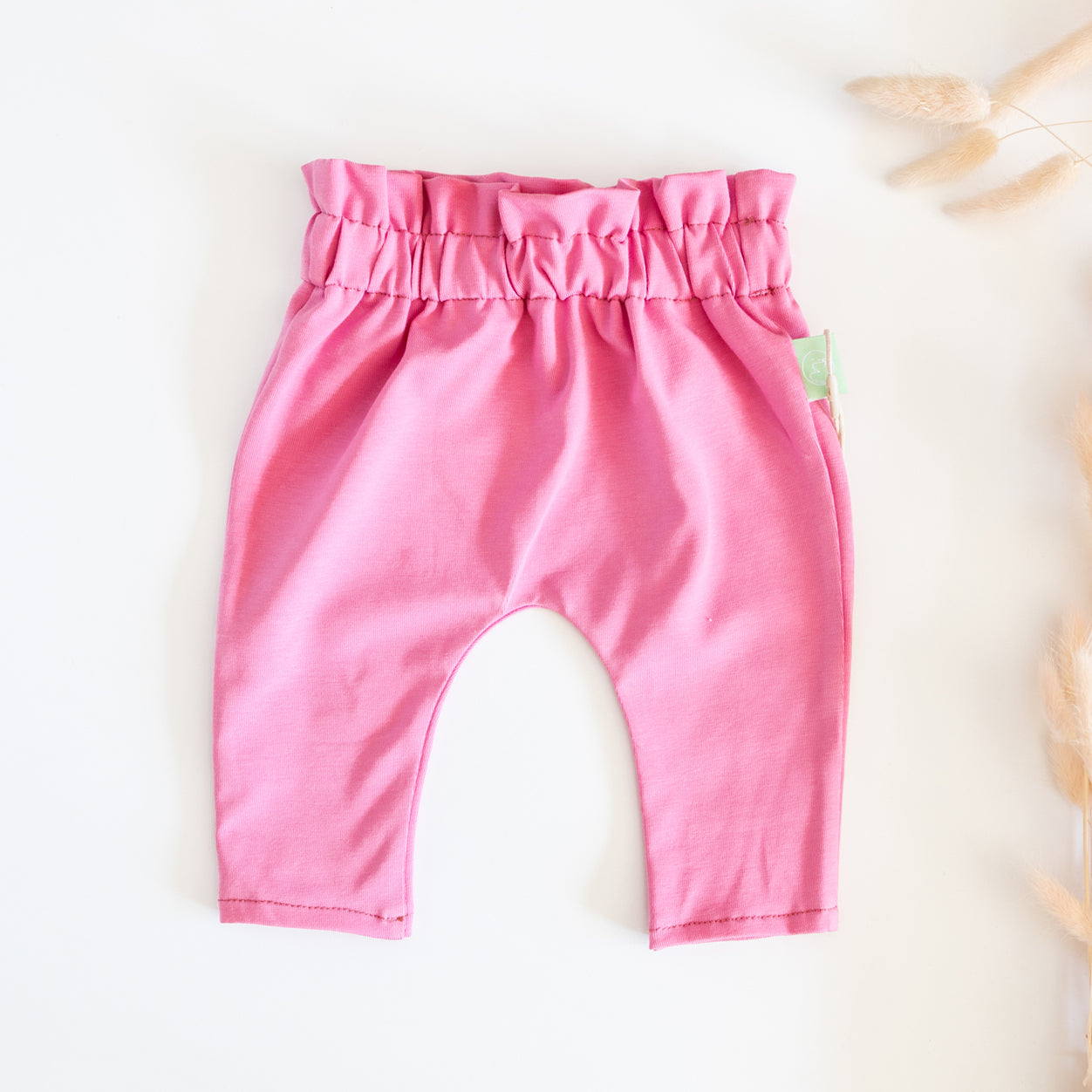 Paperbag pants - pink