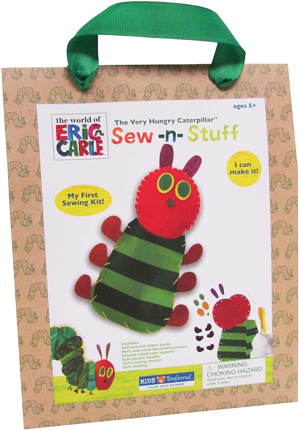 Eric Carle, The Very Hungry Caterpillar Craft Kit Felt, Sew-n-Stuff