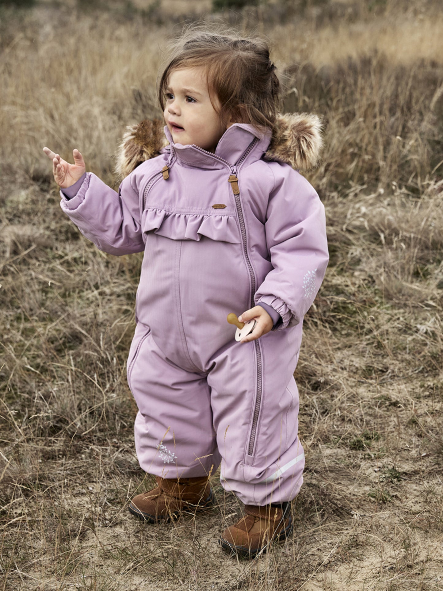 Snowsuit by Minymo, pink