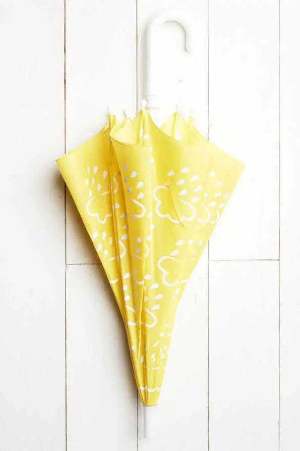 Regenschirm, gelb